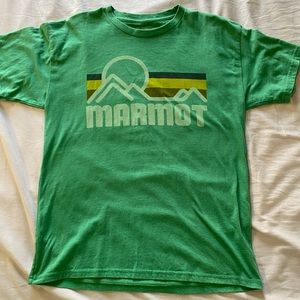 Marmot Green T-Shirt Medium